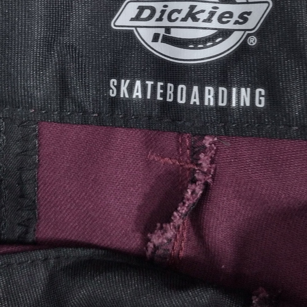 Dickies Men's Burgundy Pants size 34x 32 brand new w tags - Picture 4 of 10